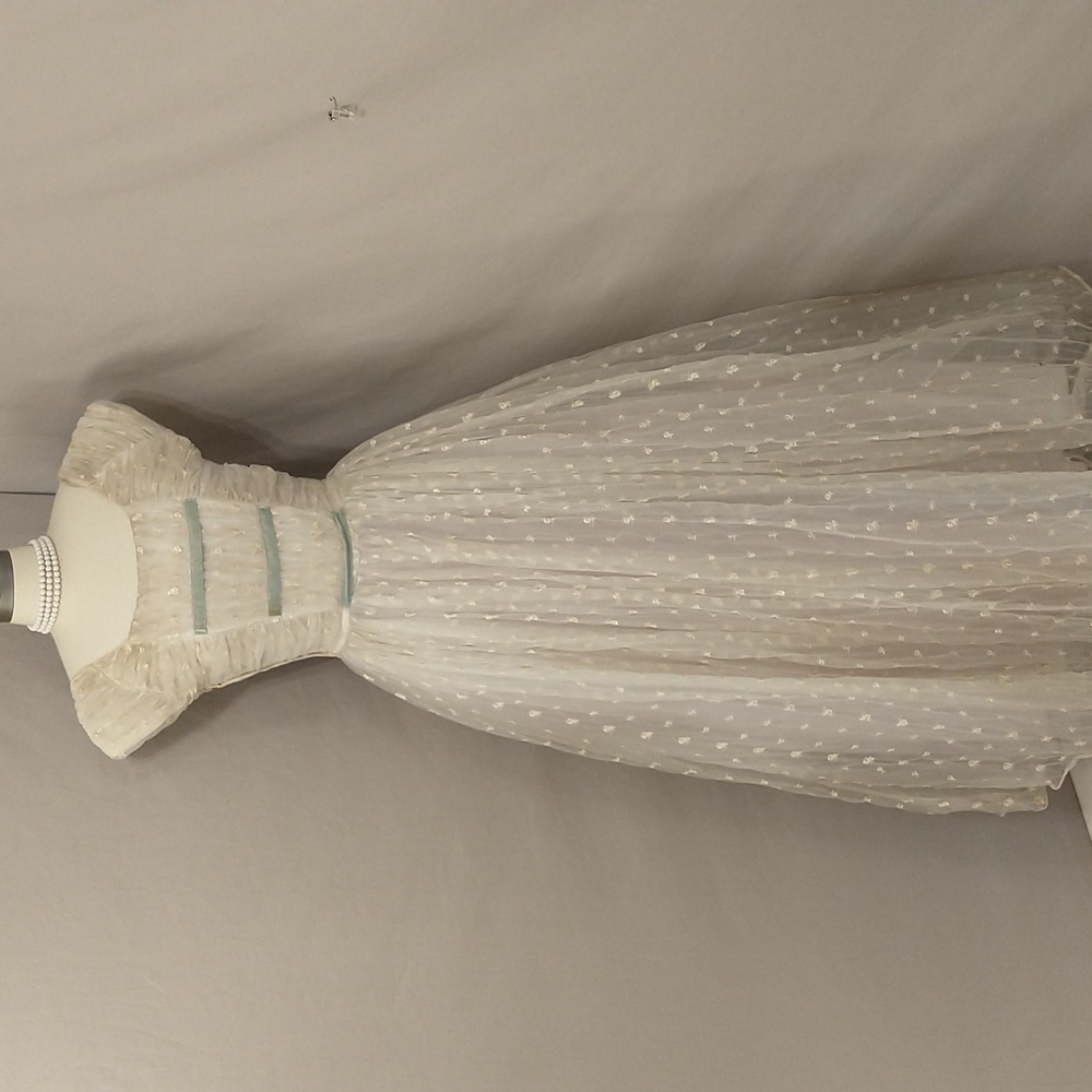 40s Party Prom Maxi Dress Gown Feminine Vintage Floor Length Ethereal Sweet SeeM